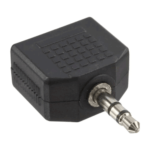 AUX Audio Male To 2 Female Sterio Converter 1.png