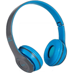 Headphone Wireless Bluetooth P47 Blue 1 2.png