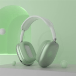 Headphone Wireless Bluetooth P9 Green 1 2.png